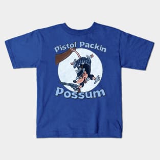 Pistol Packin Possum Kids T-Shirt